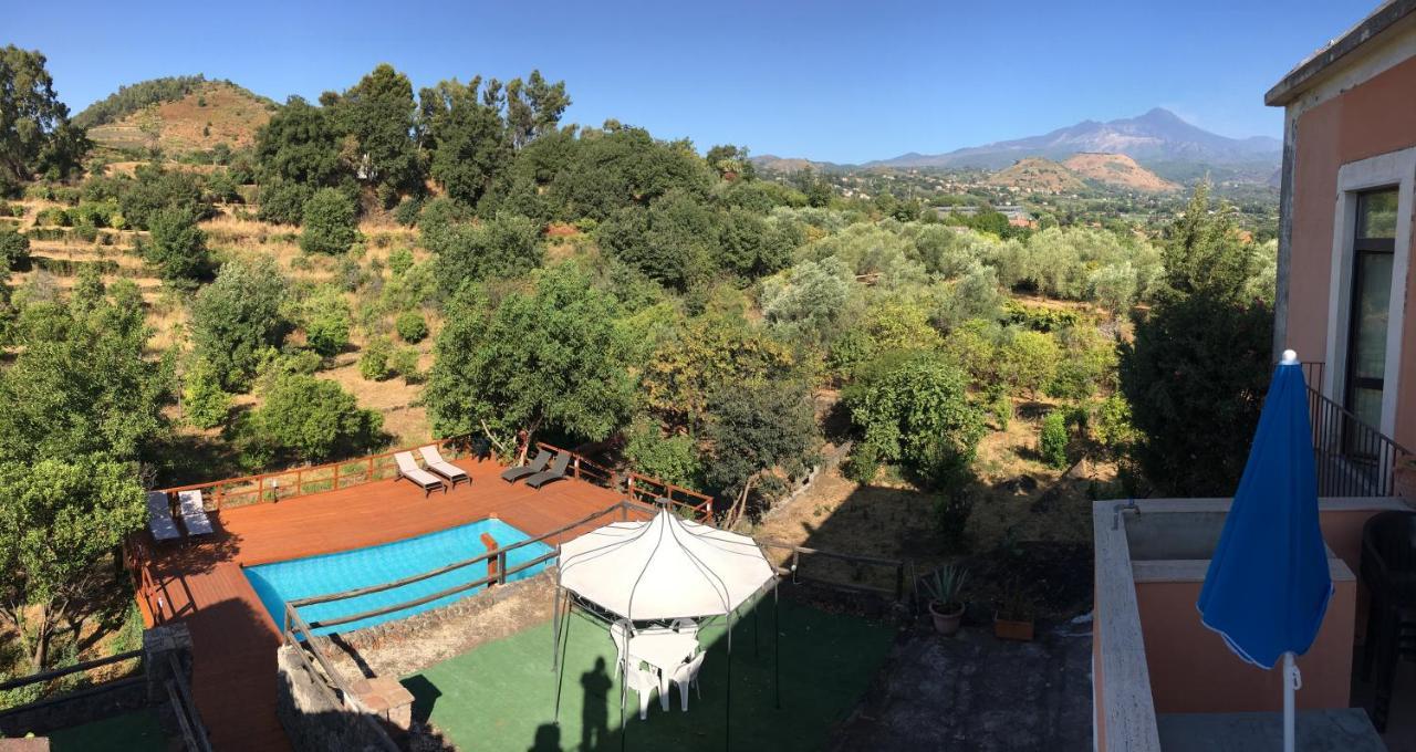 Villa Bonaccorso - Antica E Maestosa Villa Con Piscina Ai Piedi Dell'Etna Viagrande Ngoại thất bức ảnh