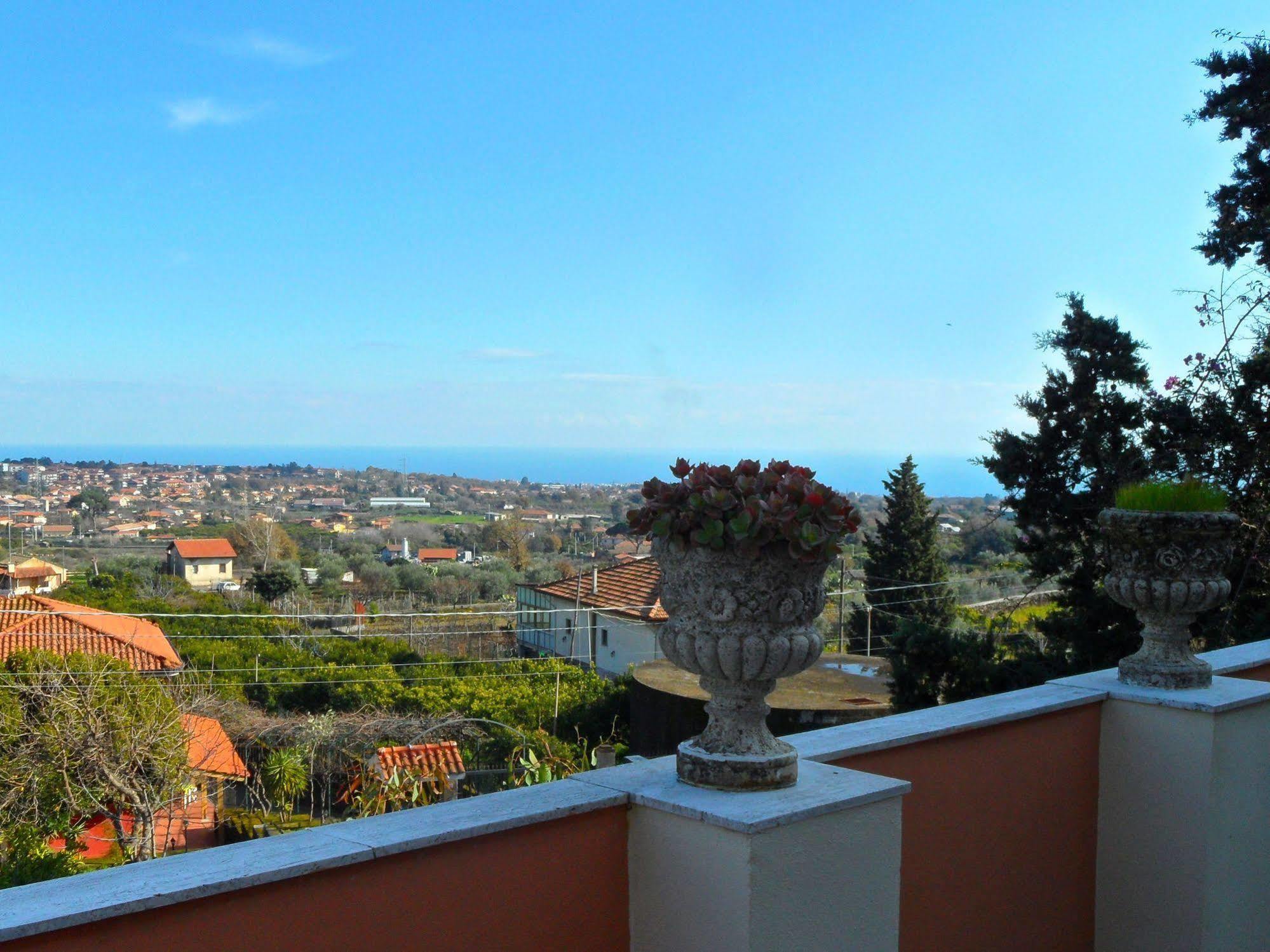 Villa Bonaccorso - Antica E Maestosa Villa Con Piscina Ai Piedi Dell'Etna Viagrande Ngoại thất bức ảnh